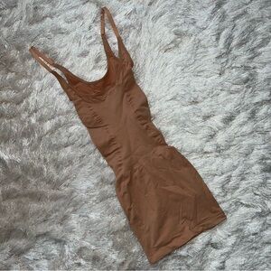 Skims Open Bust Slip Dress